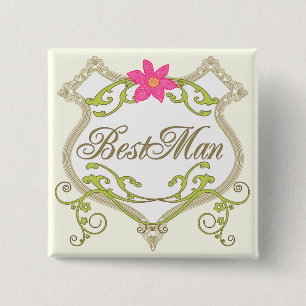 BestMan Wedding Abzeichen Button