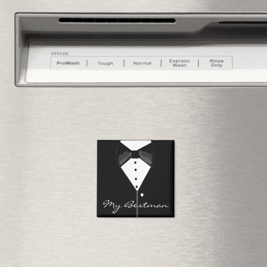 Bestman Wedding Tuxedo Magnet (In Situ (Geschirrspüler))