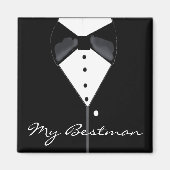 Bestman Wedding Tuxedo Magnet (Vorne)