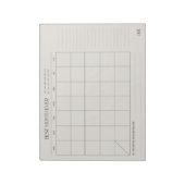 Bestmonatsplaner 11" x 8,5" Notepad - 40 Seiten Notizblock (Rotiert)