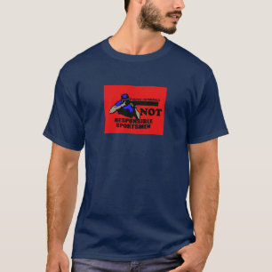 Bestraft Kriminelle, keine verantwortungslosen Spo T-Shirt
