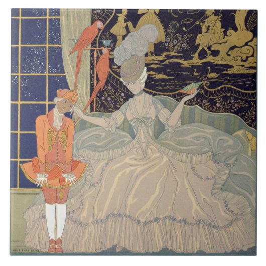 Bestrafung die Seite (Farbelitho) Fliese (Vorderseite)