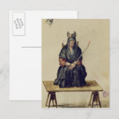 Bestrafung einer Zauberin Postkarte (Vorne/Hinten)