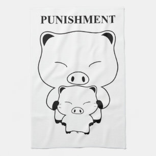 Bestrafung Küchentuch