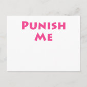 Bestrafung Postkarte (Vorderseite)