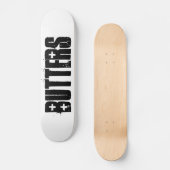 bestreicht Skateboards mit Butter (Vorderseite)