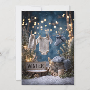 Bestreut mit Schnee   Gemütlicher Winter Einladung