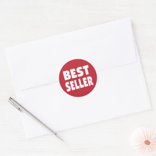 Bestseller-Aufkleber Runder Aufkleber (Umschlag)