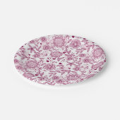 Bestseller Blumendesign für Hochzeiten Pappteller (Schrägansicht)