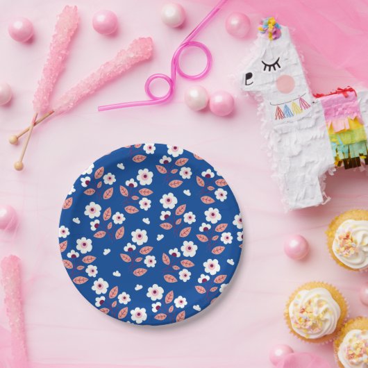 Bestseller Blumendesign für Hochzeiten Pappteller (Party)