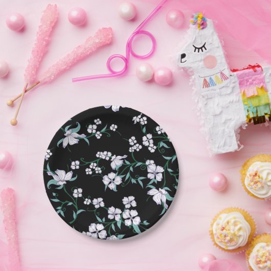 Bestseller Blumendesign für Hochzeiten Pappteller (Party)