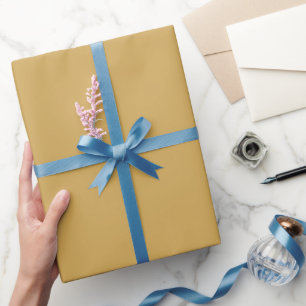 Bestseller-Gedämpfte Senfpapierverpackung Geschenkpapier