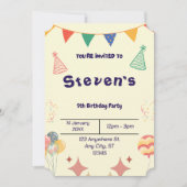 BESTSELLER! Kundenspezifische Einladung (Vorderseite)