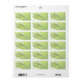 Bestseller Tree Themed Adressaufkleber (Vorne)