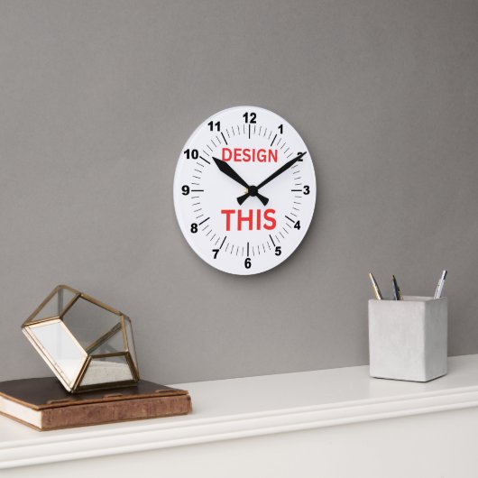 BESTSELLER! Wall-Clock, 8" runder Acryl-🕗 Runde Wanduhr (Büro)