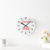 BESTSELLER! Wall-Clock, 8" runder Acryl-🕗 Runde Wanduhr (Zuhause)