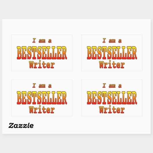 Bestseller Writer Stickers (Blatt)