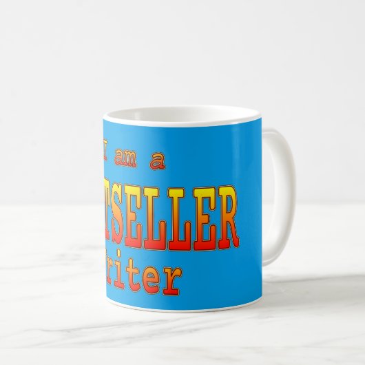 Bestseller Writer Tasse Skyblue (VorderseiteRechts)