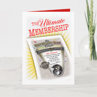 Bestselling Proof of Membership Greeting Card Karte