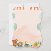 BESTSLELLER! Einladung der Babydusche (Rückseite)