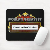Bestste der Bau-Arbeitskraft der Welt Mousepad (Mit Mouse)