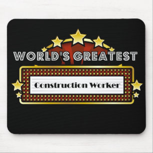 Bestste der Bau-Arbeitskraft der Welt Mousepad