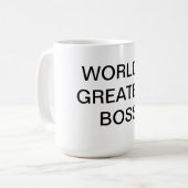 Bestste der Chef-Tasse der Welt Kaffeetasse (Vorderseite Links)