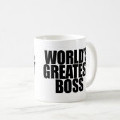 Bestste der Chef-Tasse der Welt Kaffeetasse (VorderseiteRechts)
