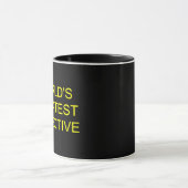 Bestste der Detektiv-Tasse der Welt Tasse (Zentrum)