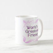 Bestste der Freund-Tasse der Welt Kaffeetasse (VorderseiteRechts)