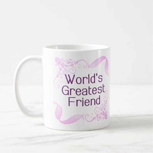 Bestste der Freund-Tasse der Welt Kaffeetasse (Links)