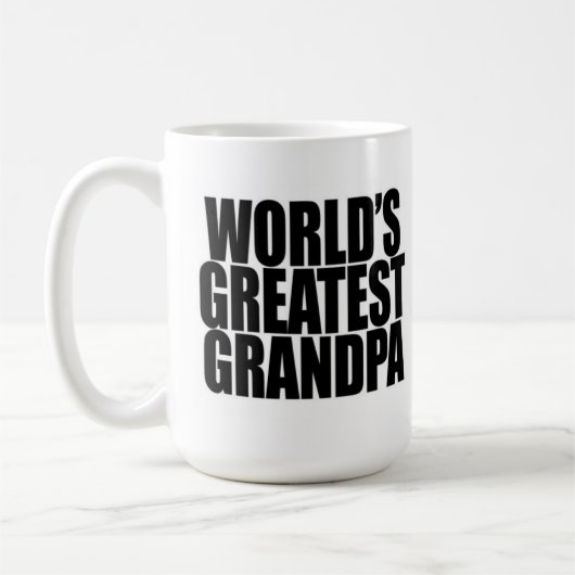 Bestste der Großvater-Tasse der Welt Kaffeetasse (Links)