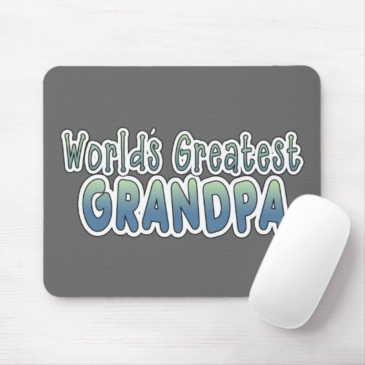 Bestste der Großvater-Wörter der Welt Mousepad (Mit Mouse)