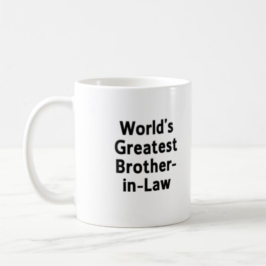 Bestste der Schwager-Tasse der Welt Kaffeetasse (Links)