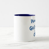 Bestste der Vater-Tasse der Welt Zweifarbige Tasse (Mittel)