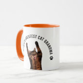 Bestste die Katzen-Großmutter der Welt Tasse (Vorderseite Links)