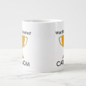 Bestste die Katzen-Mama der Welt Jumbo-Tasse (Vorderseite)