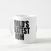 Bestste die Mama-Tasse der Welt Kaffeetasse (Vorderseite Links)