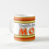 Bestste die Mama-Tasse der Welt Kaffeetasse (Vorderseite Links)