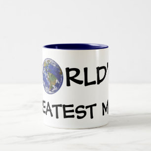 Bestste die Mama-Tasse der Welt Zweifarbige Tasse