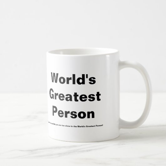 Bestste die Personen-Tasse der Welt Kaffeetasse (Rechts)