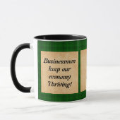 Bestste Geschäftsmann-Tasse der Welt Tasse (Links)