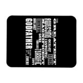 Bestste Godvaters Geburtstage Weihnachten Magnet (Horizontal)
