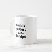 Bestste große der Großvater-Tasse der Welt Kaffeetasse (Vorderseite Links)