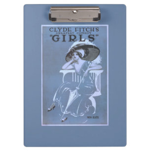 Bestste Komödie Clydes Fitchs, "Mädchen-" Theate Klemmbrett