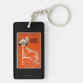 Bestste Komödie Clydes Fitchs, "Mädchen-" Theater Schlüsselanhänger (Rückseite)
