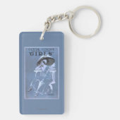 Bestste Komödie Clydes Fitchs, "Mädchen-" Theater Schlüsselanhänger (Rückseite)