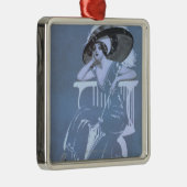 Bestste Komödie Clydes Fitchs, "Mädchen-" Theater Silbernes Ornament (Rechts)