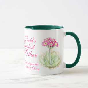 Bestste Mutter-Tasse Primulablumenkunst Welt Tasse