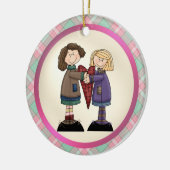 Bestste Schwesterverzierung der Welt Keramikornament (Links)